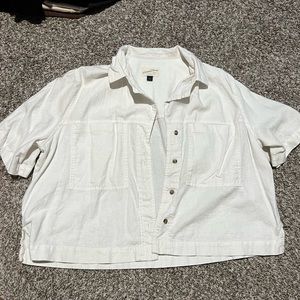 Cropped button up